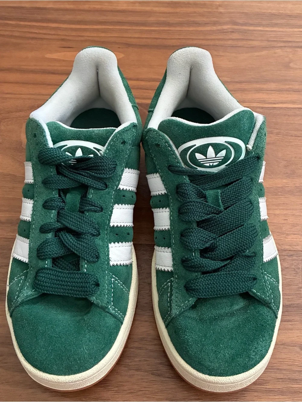 Adidas Campus 00s Green Suede Gum Sole Sneakers Men’s 5